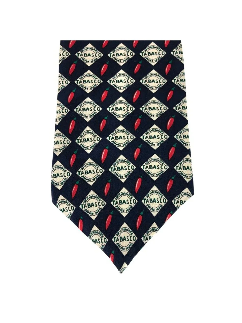 Tabasco Multicolor 100% Silk Mens Tie Necktie Chili Pepper